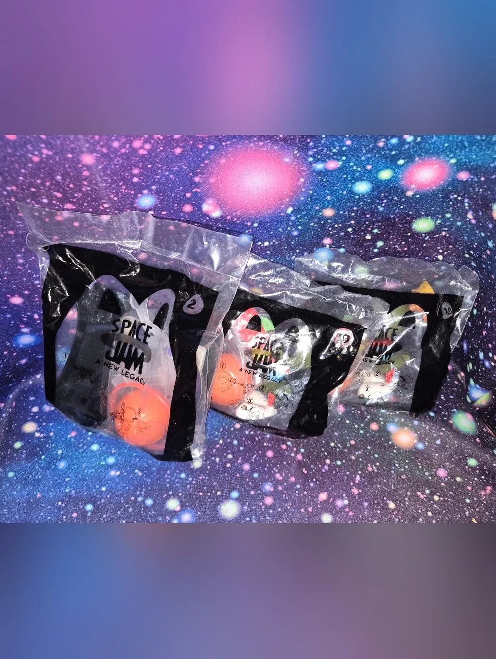 🏀 McDonald’s Space Jam: A New Legacy Happy Meal Toys Lot of 3 – #2 & #10